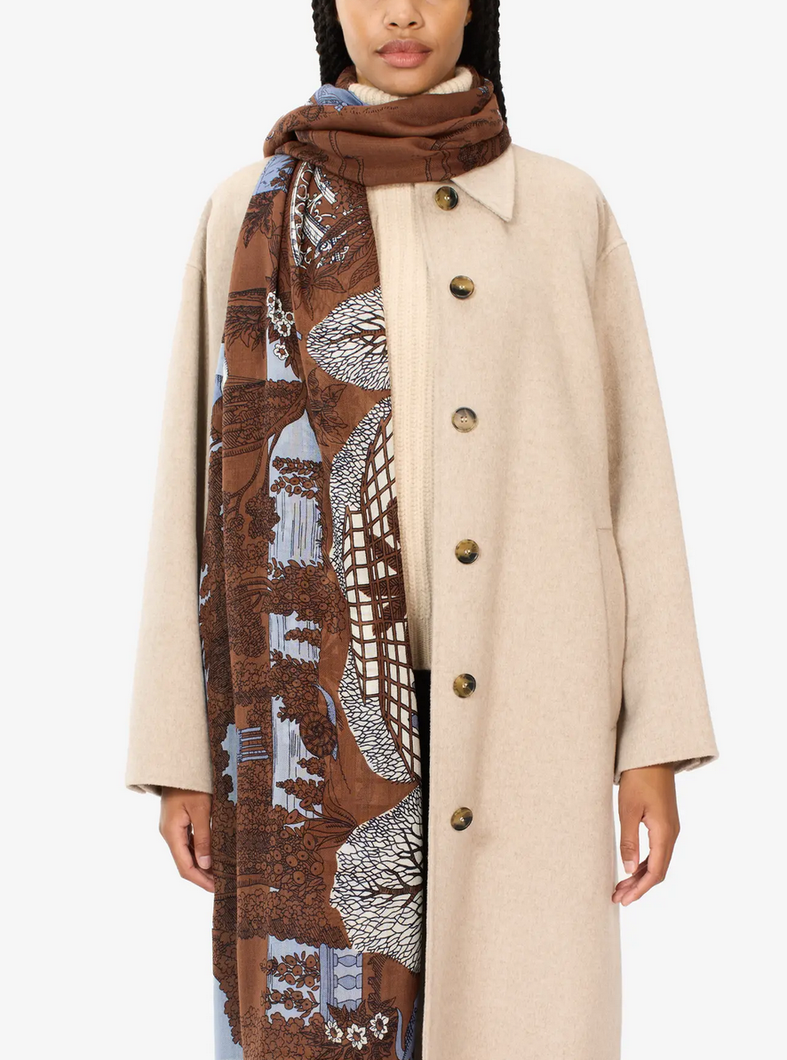 scarf 100 quatre saisons natural