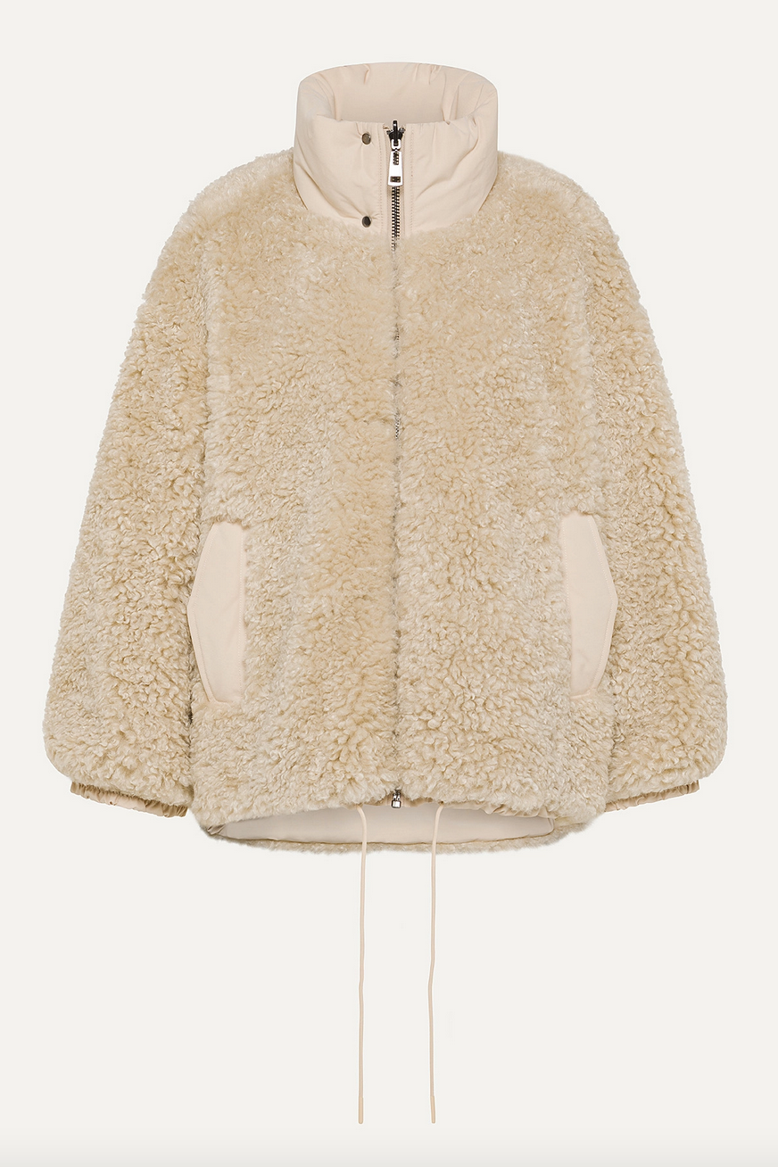 9256 reversible jacket in ecru/naturale