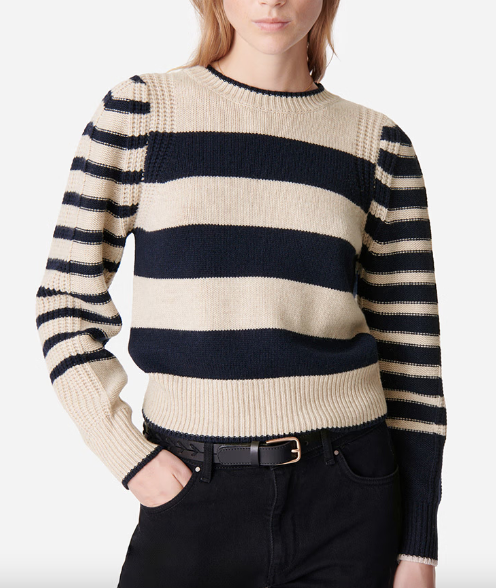 dipika sweater ecru / navy