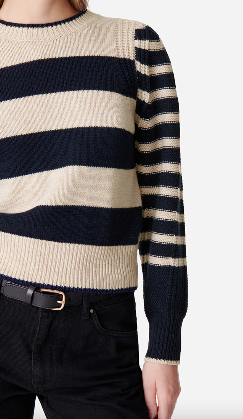 dipika sweater ecru / navy