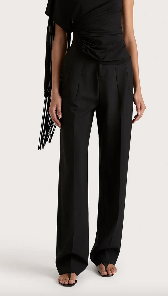 Lena high waisted pant black