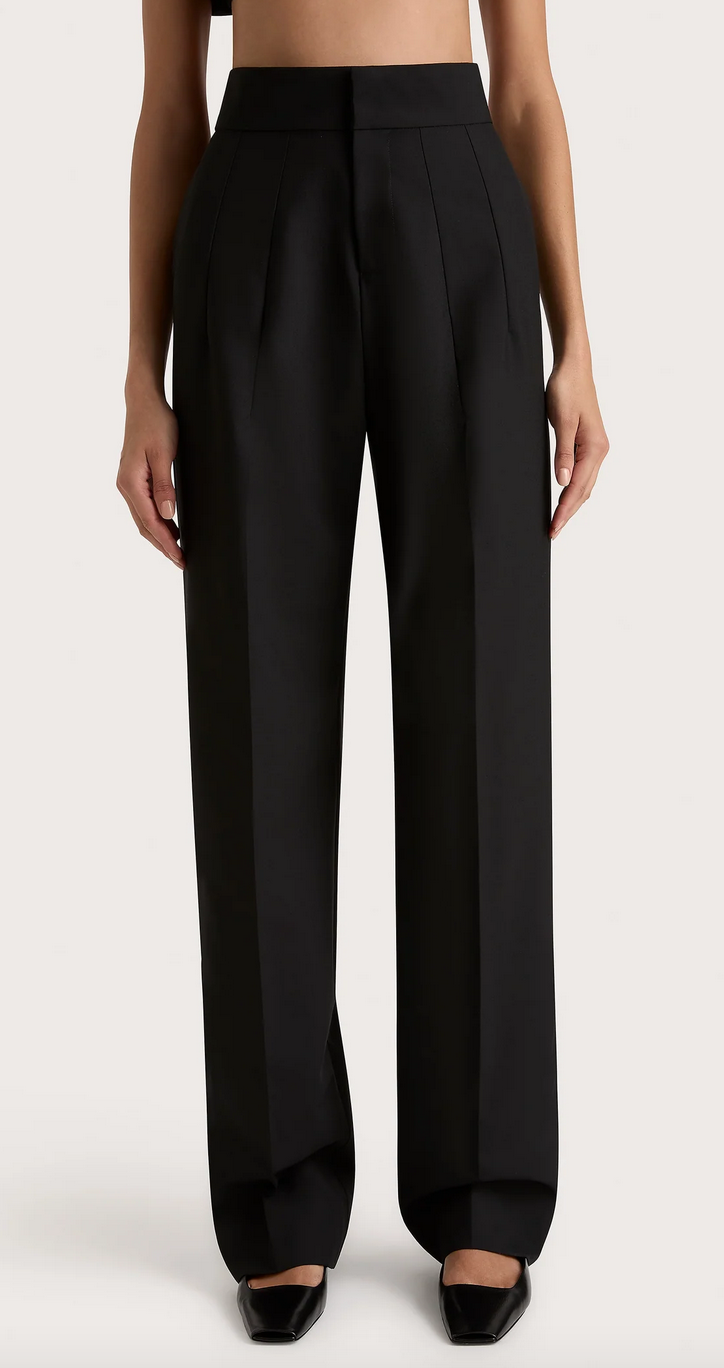 Lena high waisted pant black