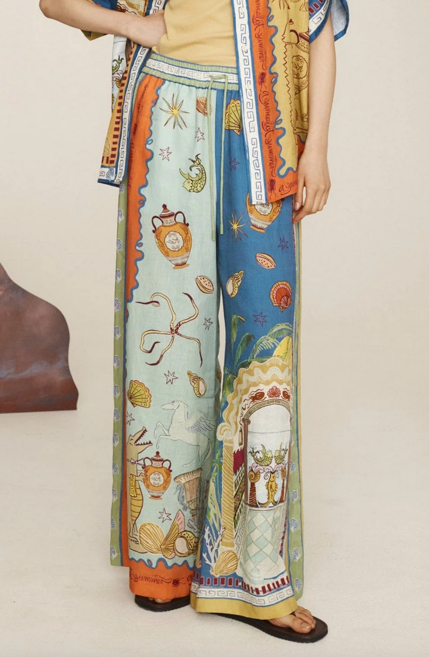 Surrealist summer pant