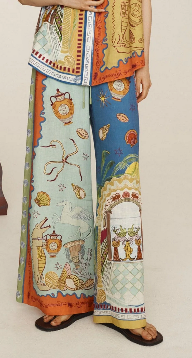 Surrealist summer pant