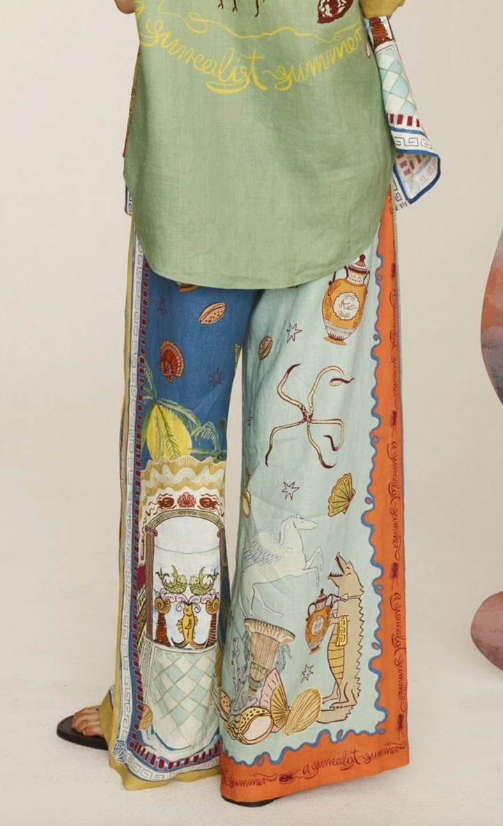 Surrealist summer pant