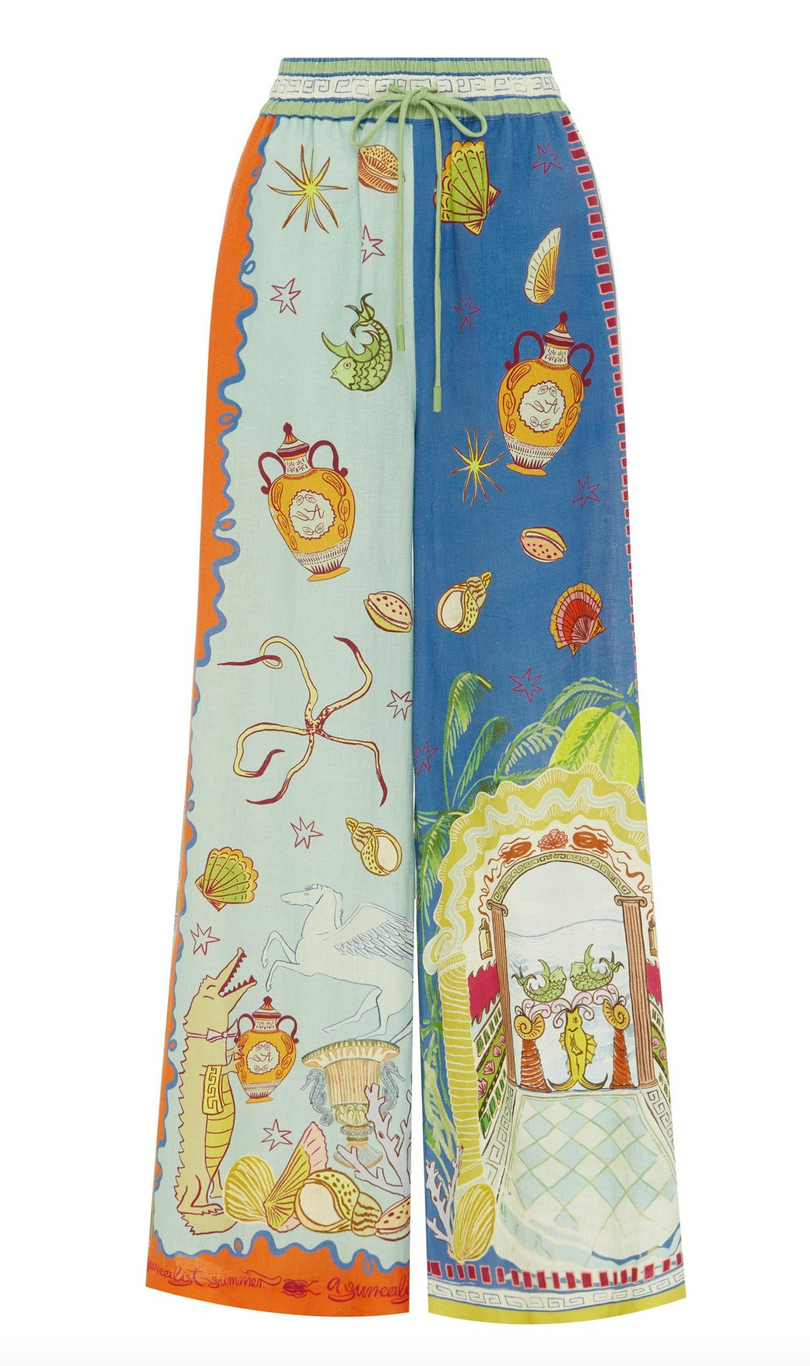 Surrealist summer pant