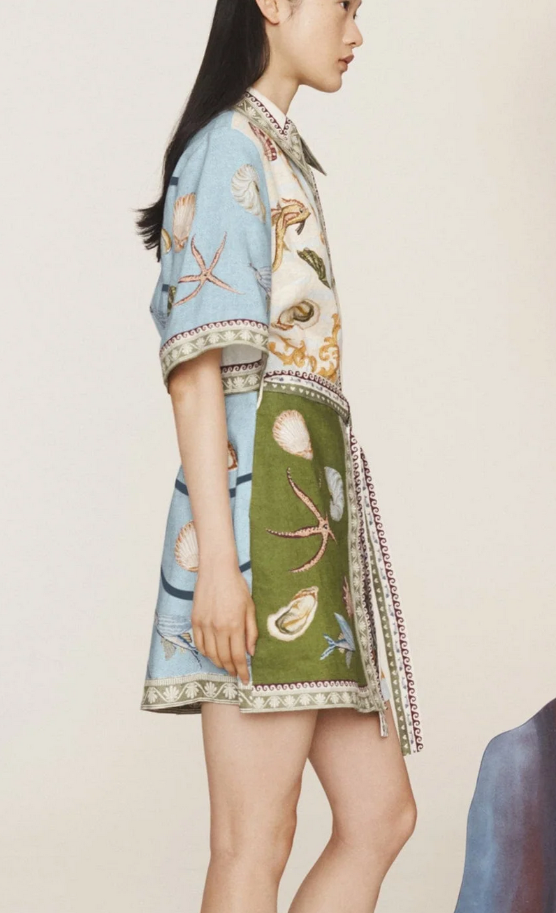 bath house mini dress