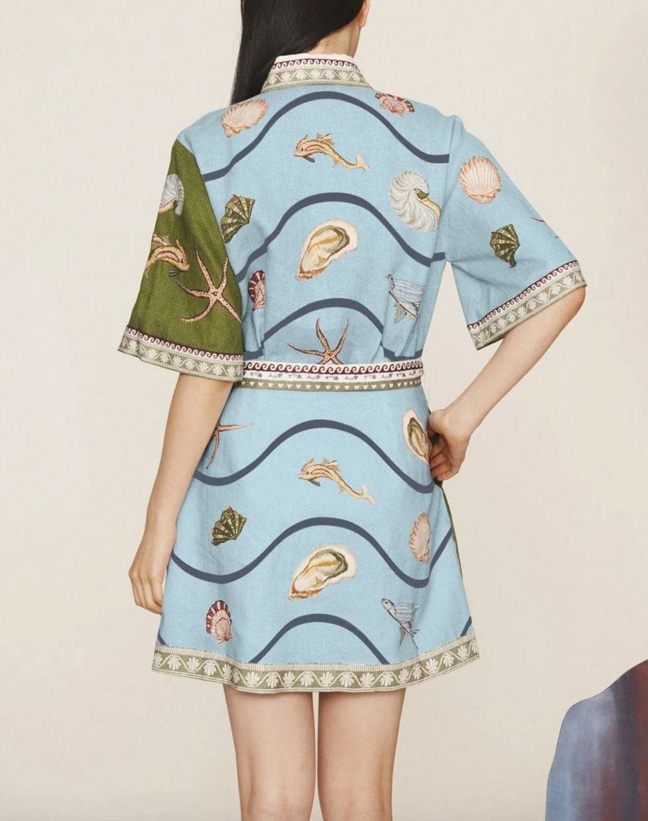 bath house mini dress