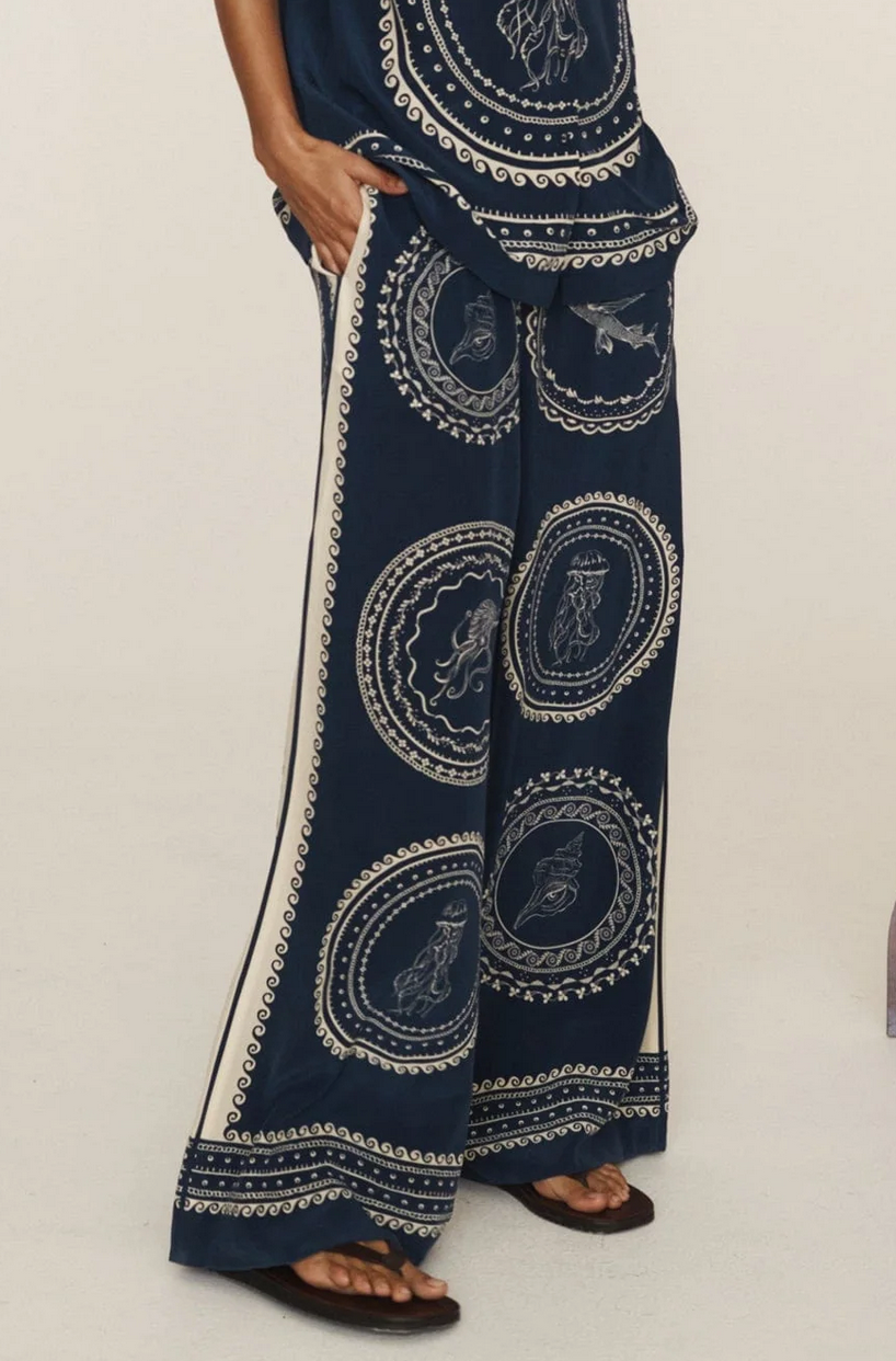 Oceane silk pant