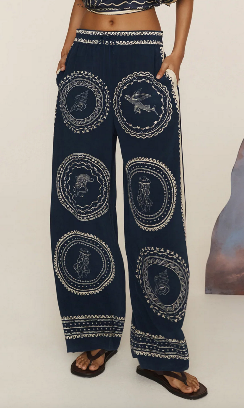 Oceane silk pant
