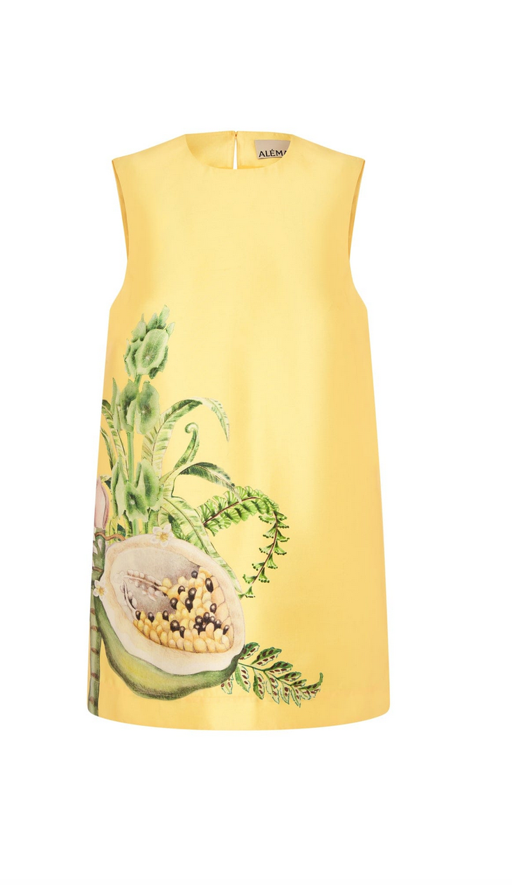 Sol mini dress lemon