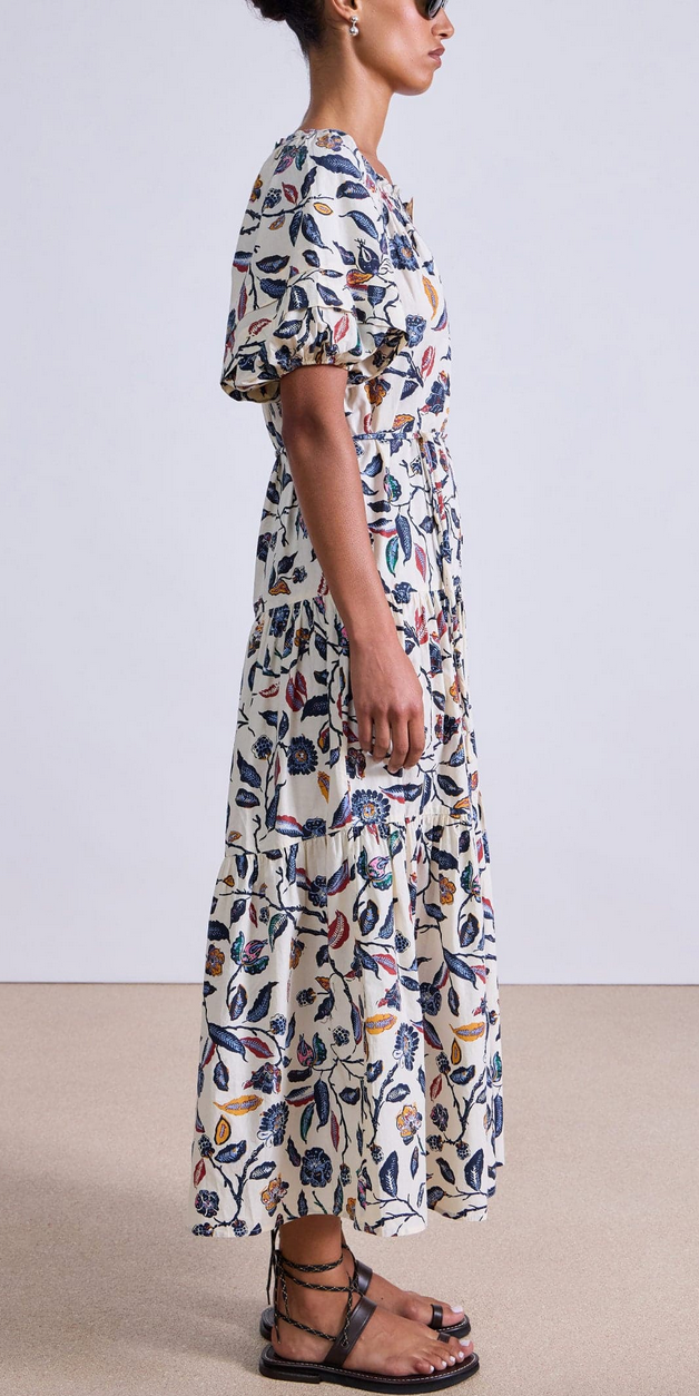 Uva romantic maxi garden floral cream