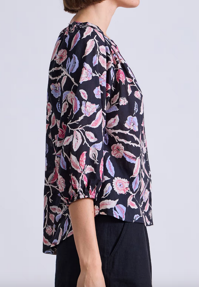 mitte top garden floral midnight