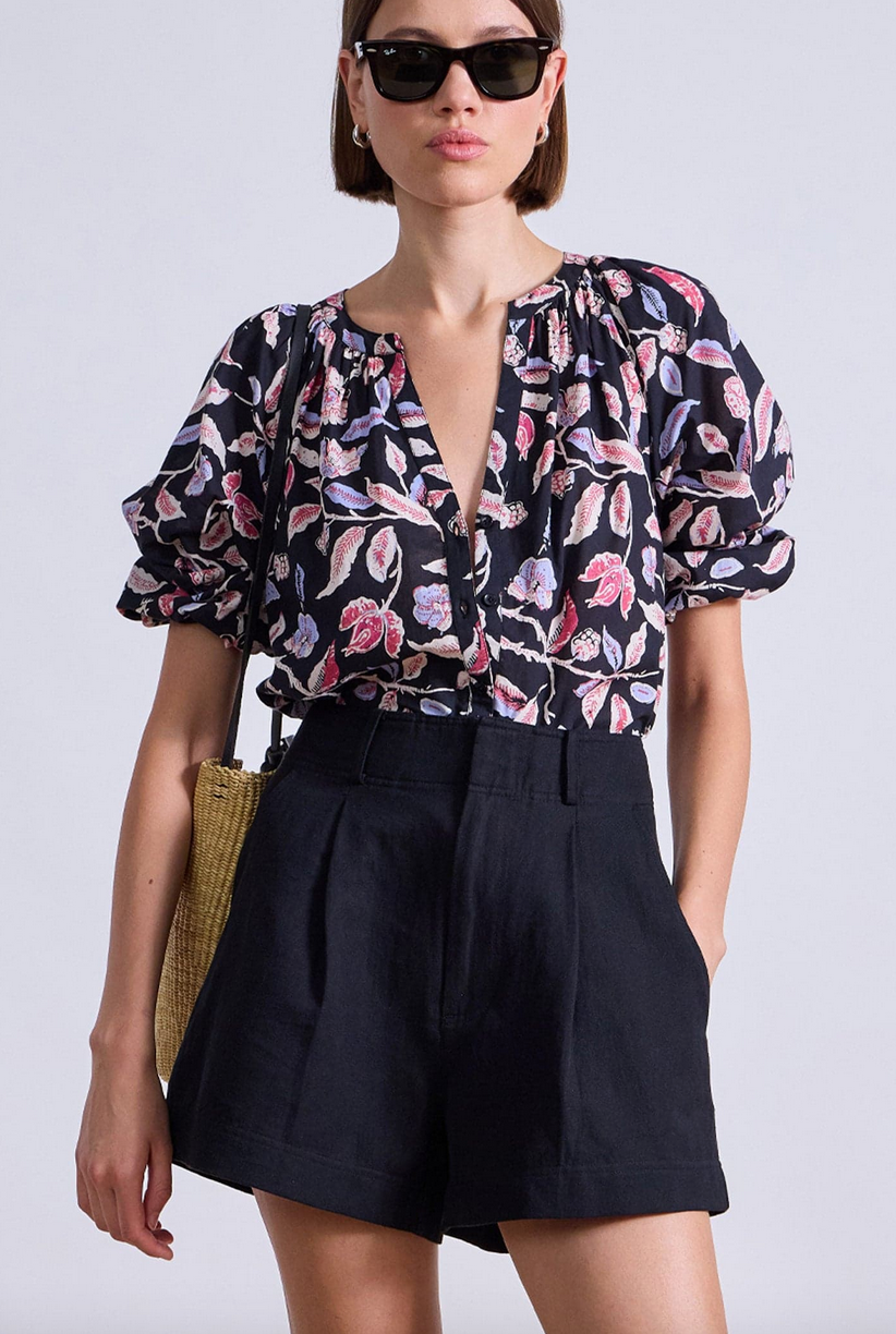 mitte top garden floral midnight