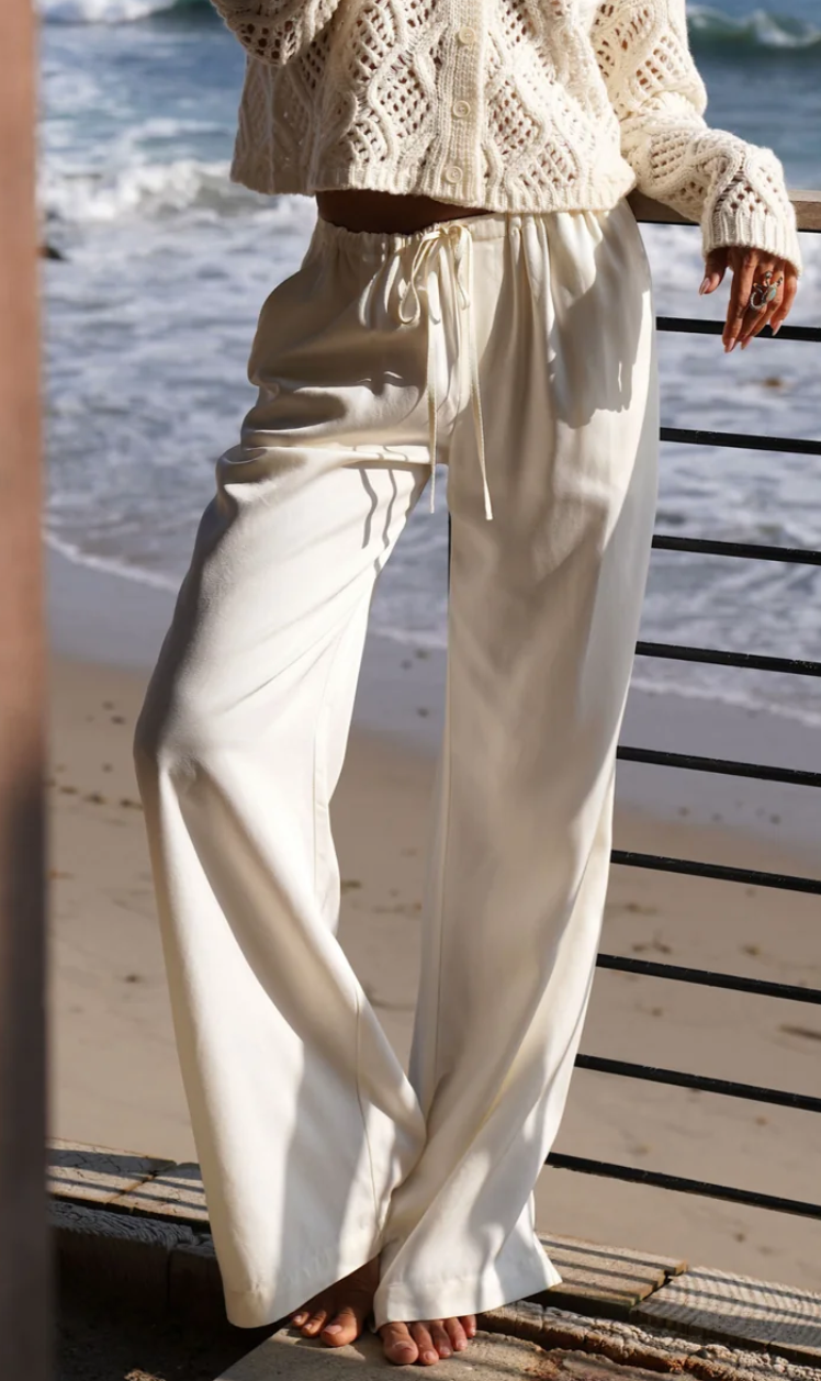 Gemma pull on straight leg pant gardenia