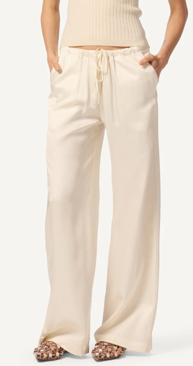 Gemma pull on straight leg pant gardenia