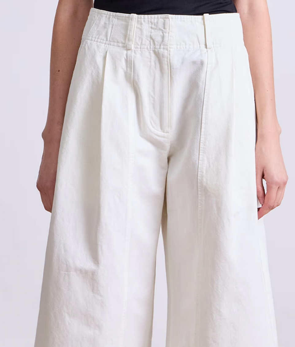 cropped cybil trouser cream