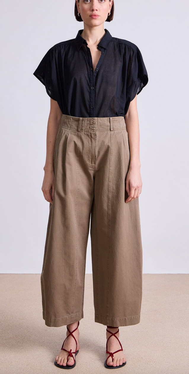 Cropped cybil trouser oak