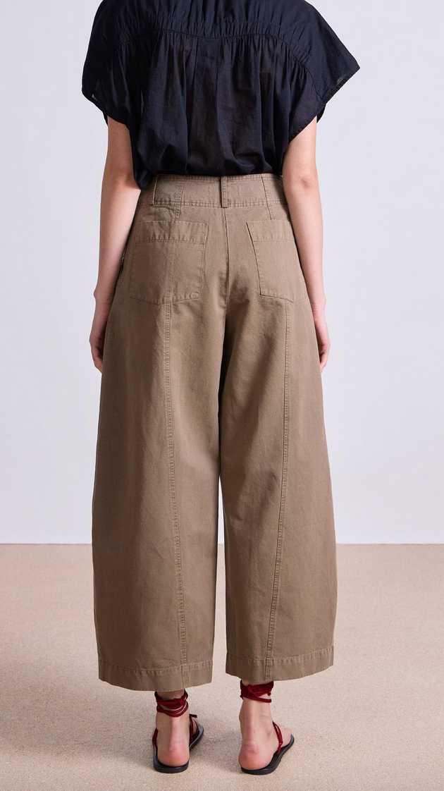 Cropped cybil trouser oak