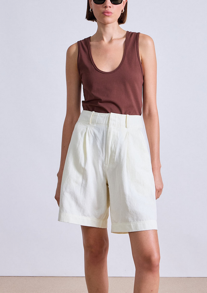 Bari midi short cream