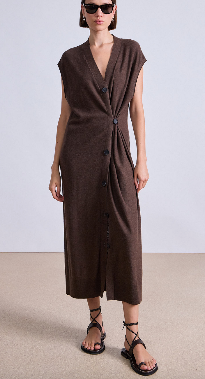 Olana knit midi espresso