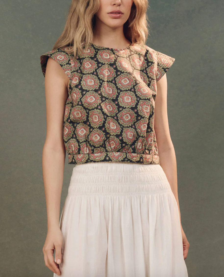 the midland top heirloom paisley