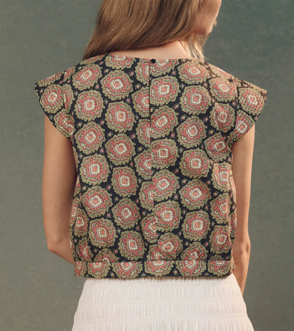 the midland top heirloom paisley