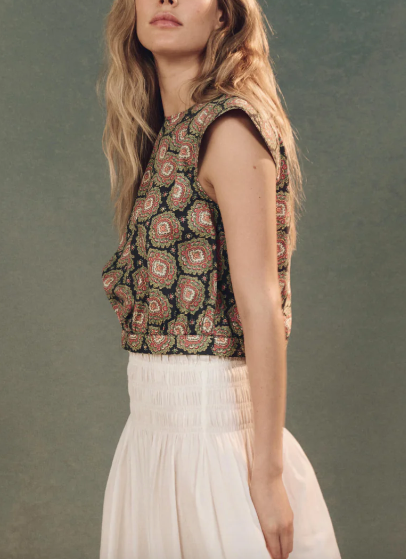 the midland top heirloom paisley