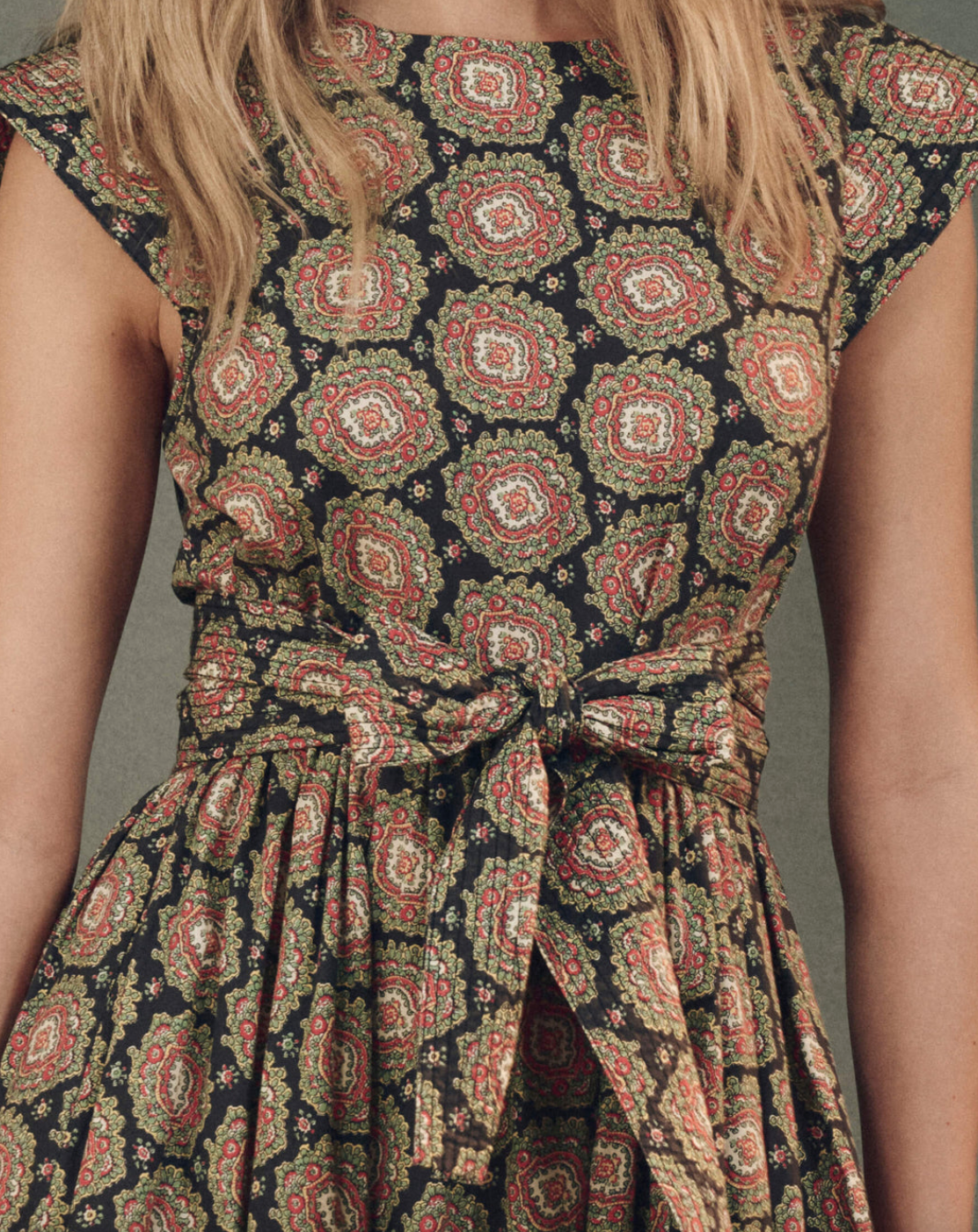 the tulsa dress heirloom paisley