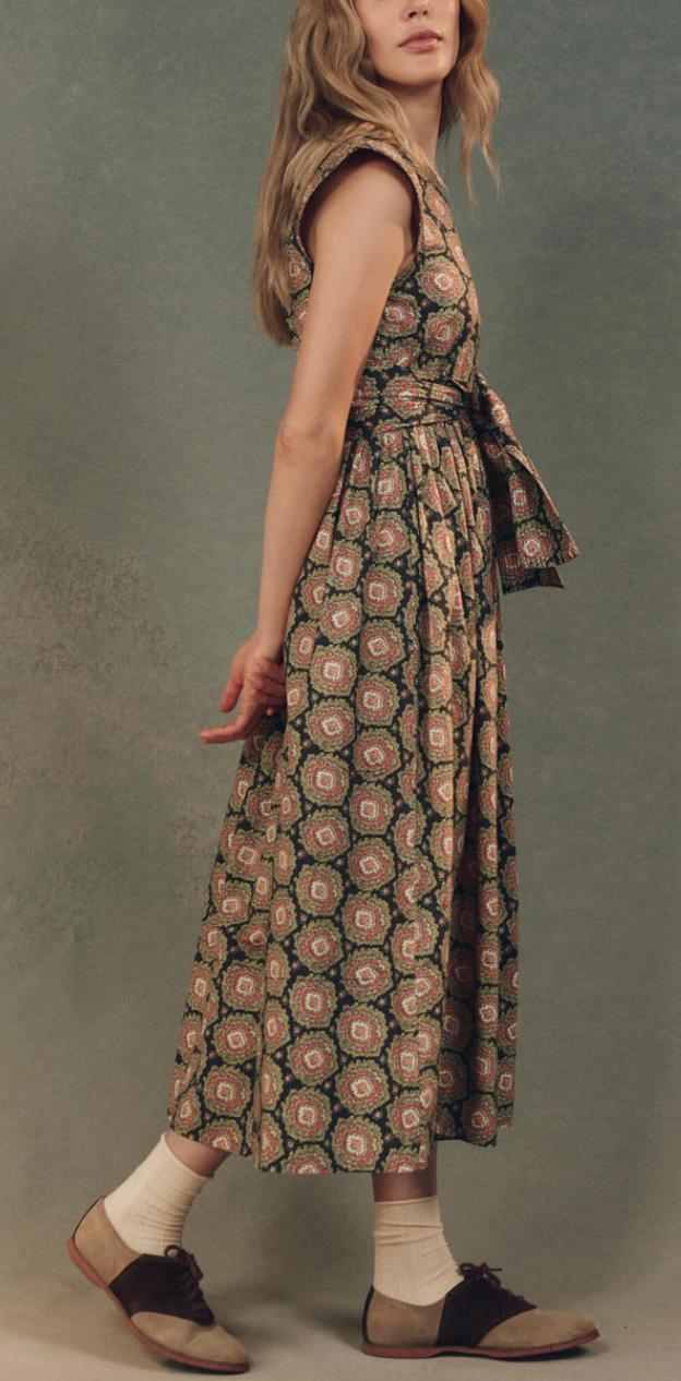 the tulsa dress heirloom paisley