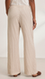 Kelly striped wide leg pant oatmeal
