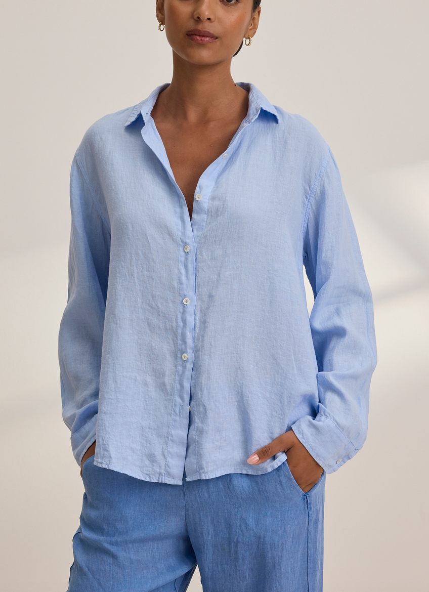 sisi linen shirt chambray