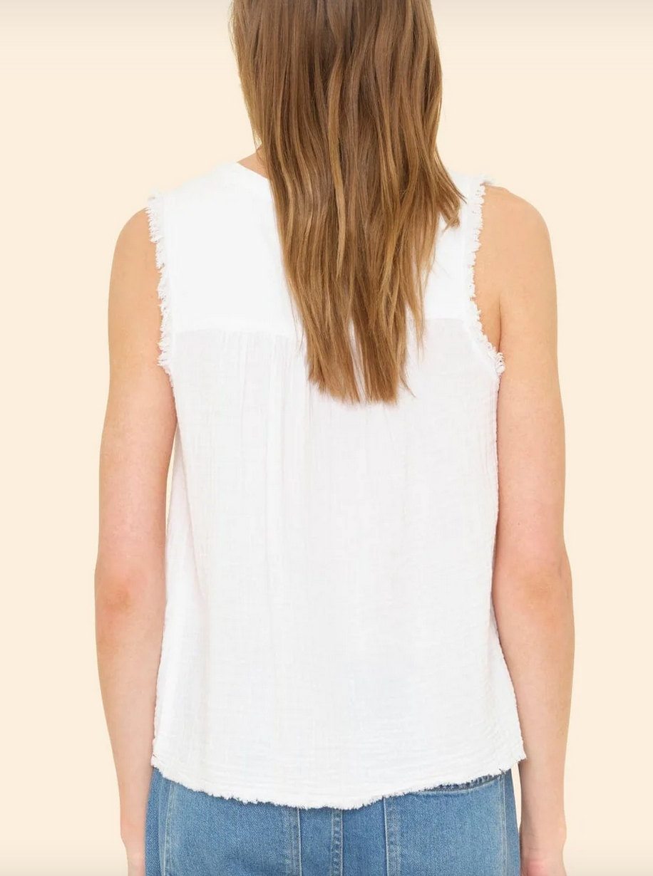 white evva top