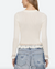 abbie knit long sleeve top cream