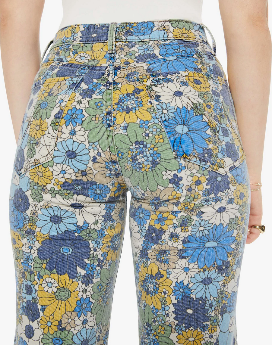 the rambler zip ankle dirtbike flowers