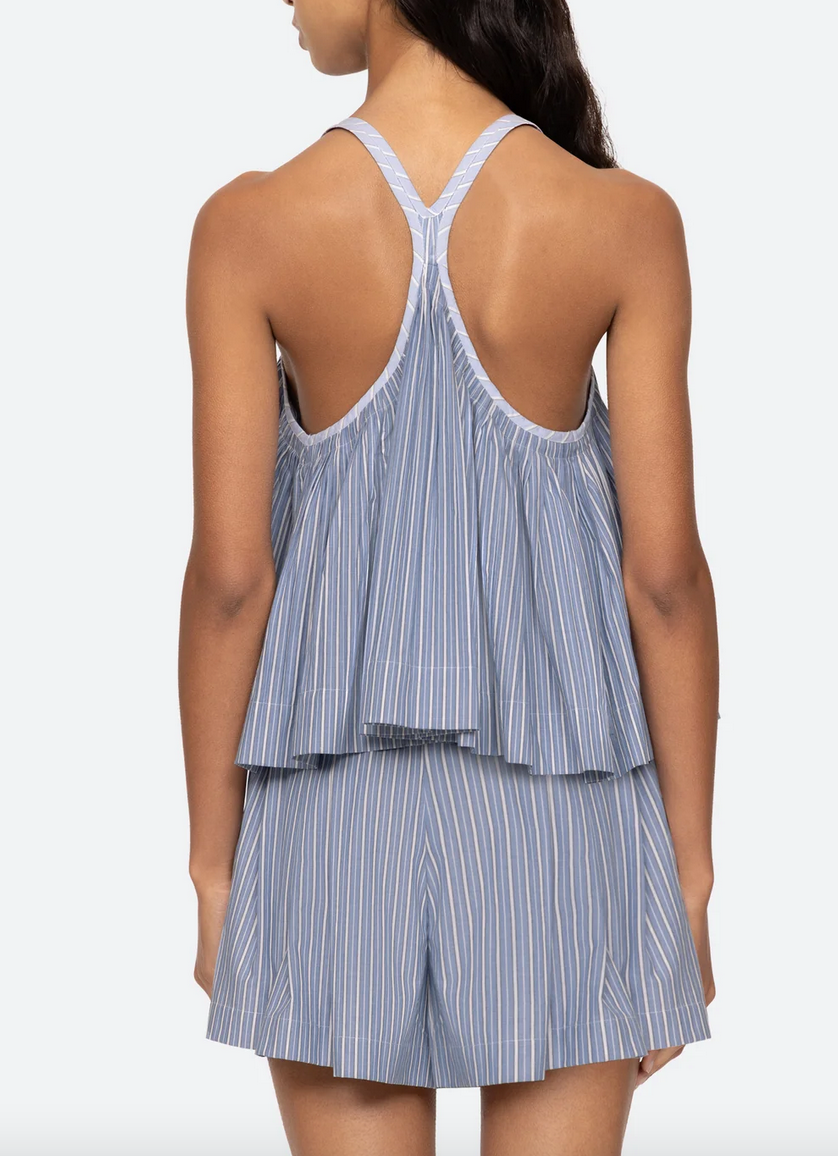 Helmi top blue