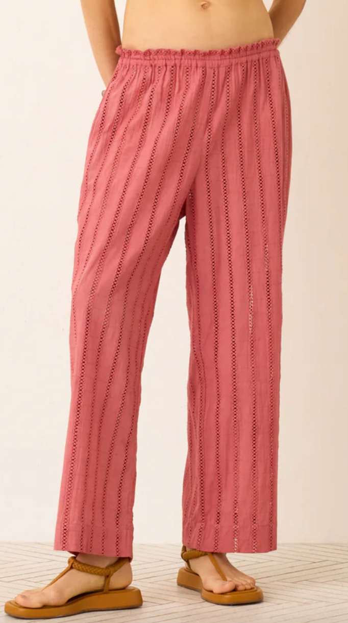 Otto rouge eyelet pant
