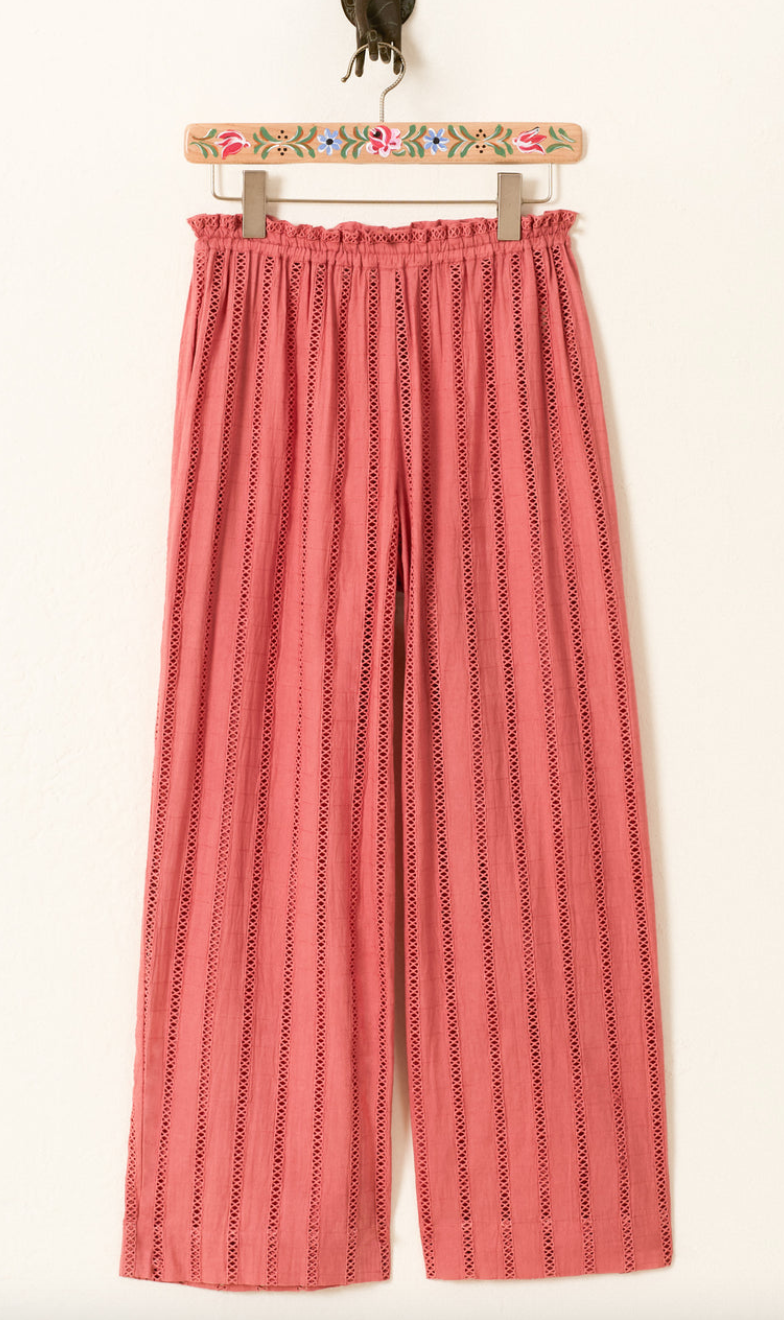 Otto rouge eyelet pant