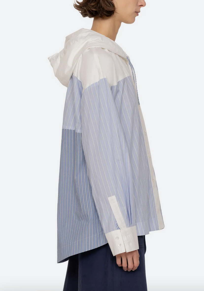 Helmi long sleeve top blue