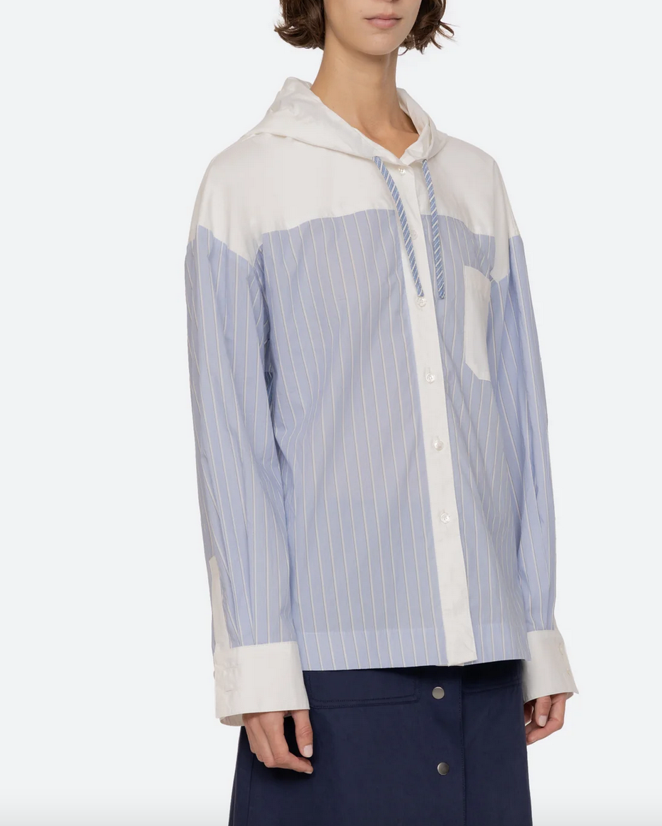 Helmi long sleeve top blue