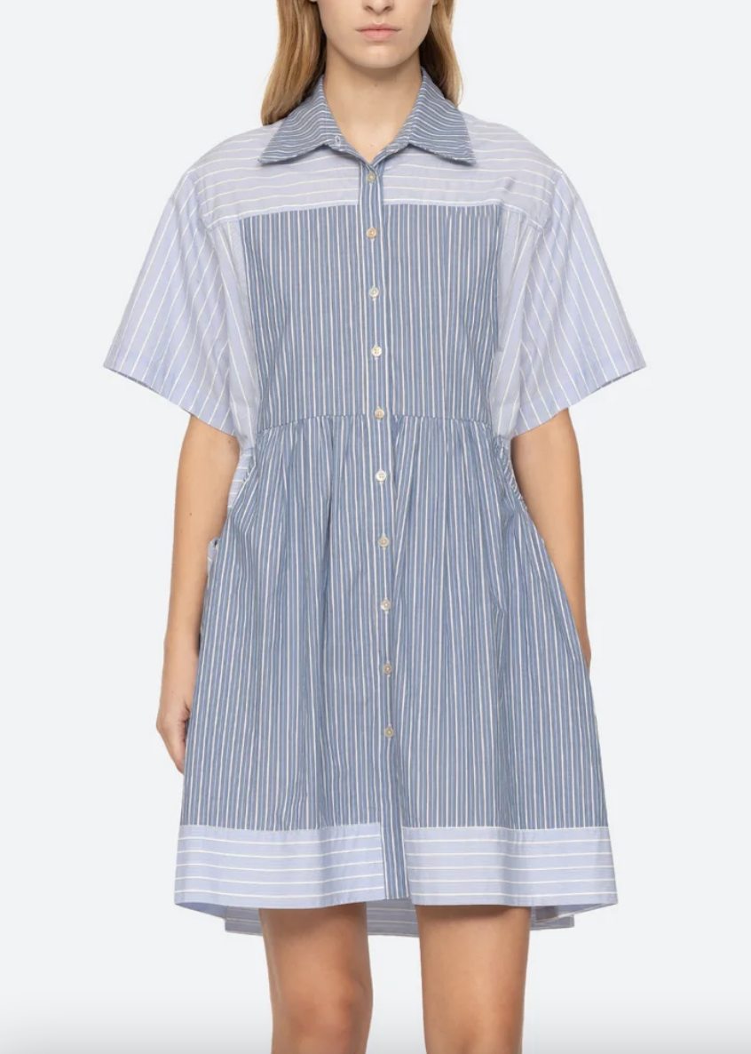 Helmi tunic dress blue