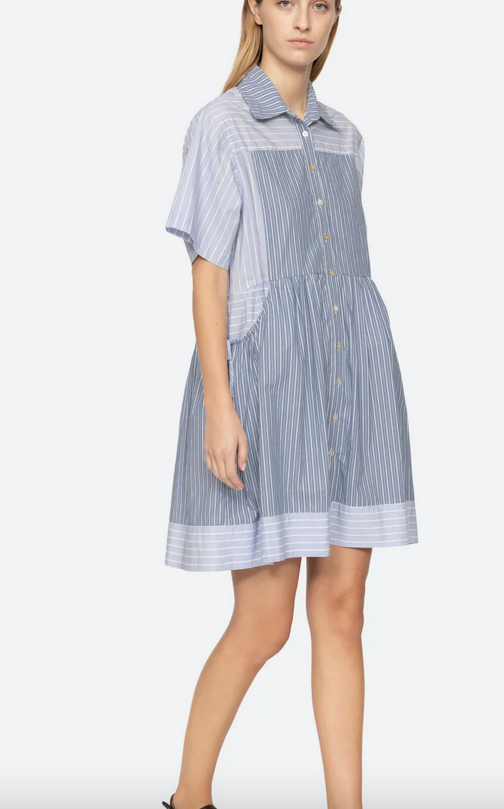 Helmi tunic dress blue