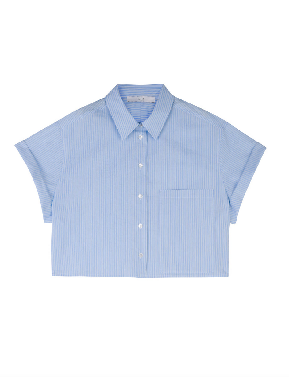 rocky short sleeved striped shirt