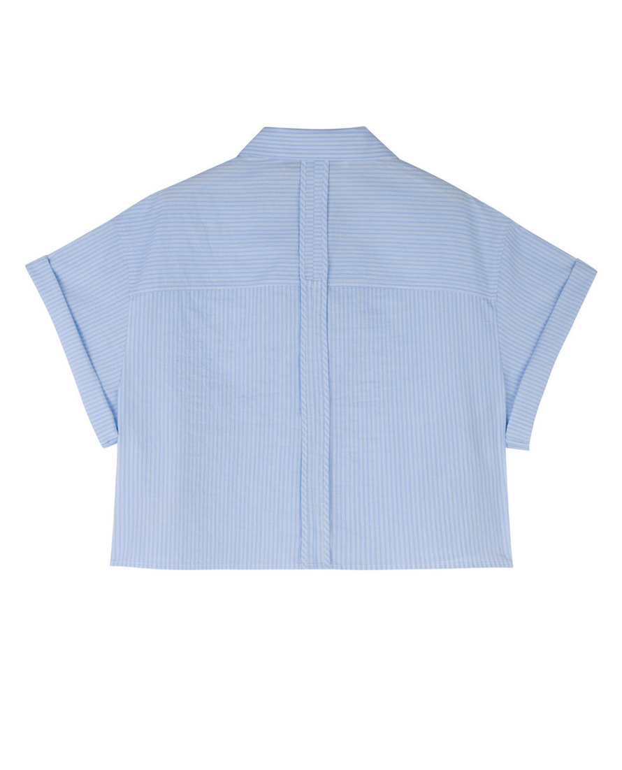 rocky short sleeved striped shirt