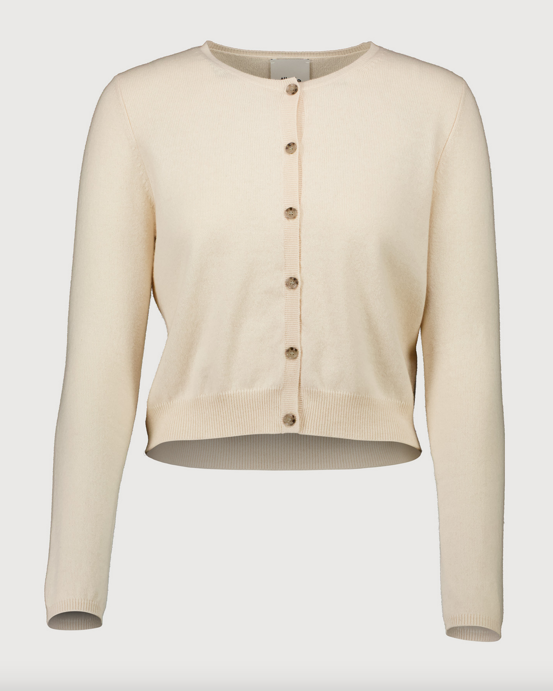 rd-cardigan cropped cashmere oatmilk