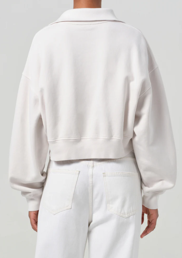 bethan quarter zip sweatshirt in wired