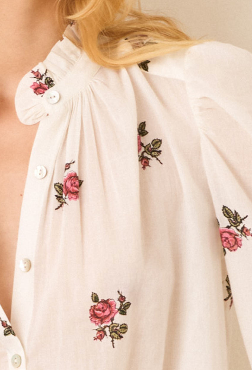 Annabel little rosebud shirt