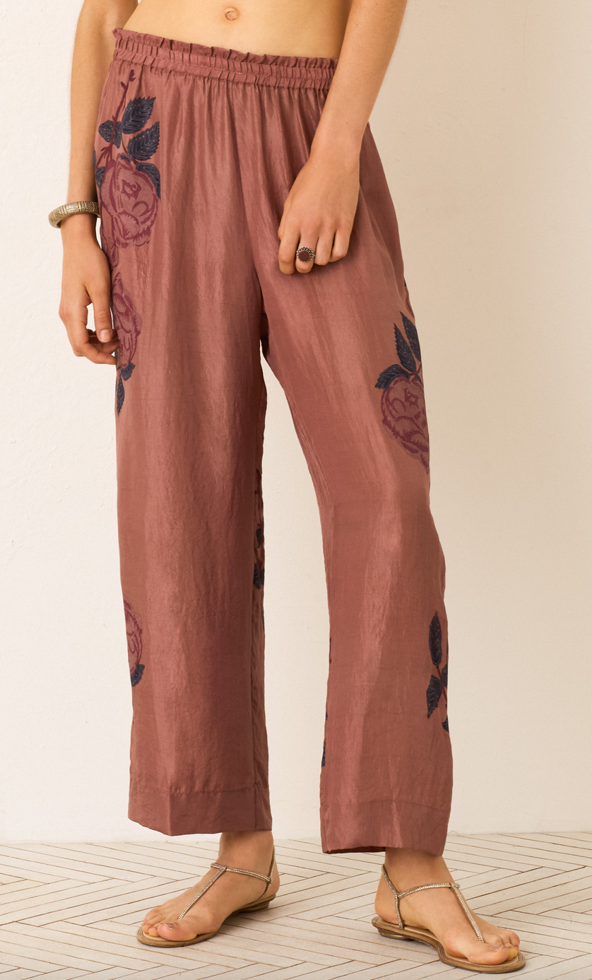 Otto mauvewood rose pant