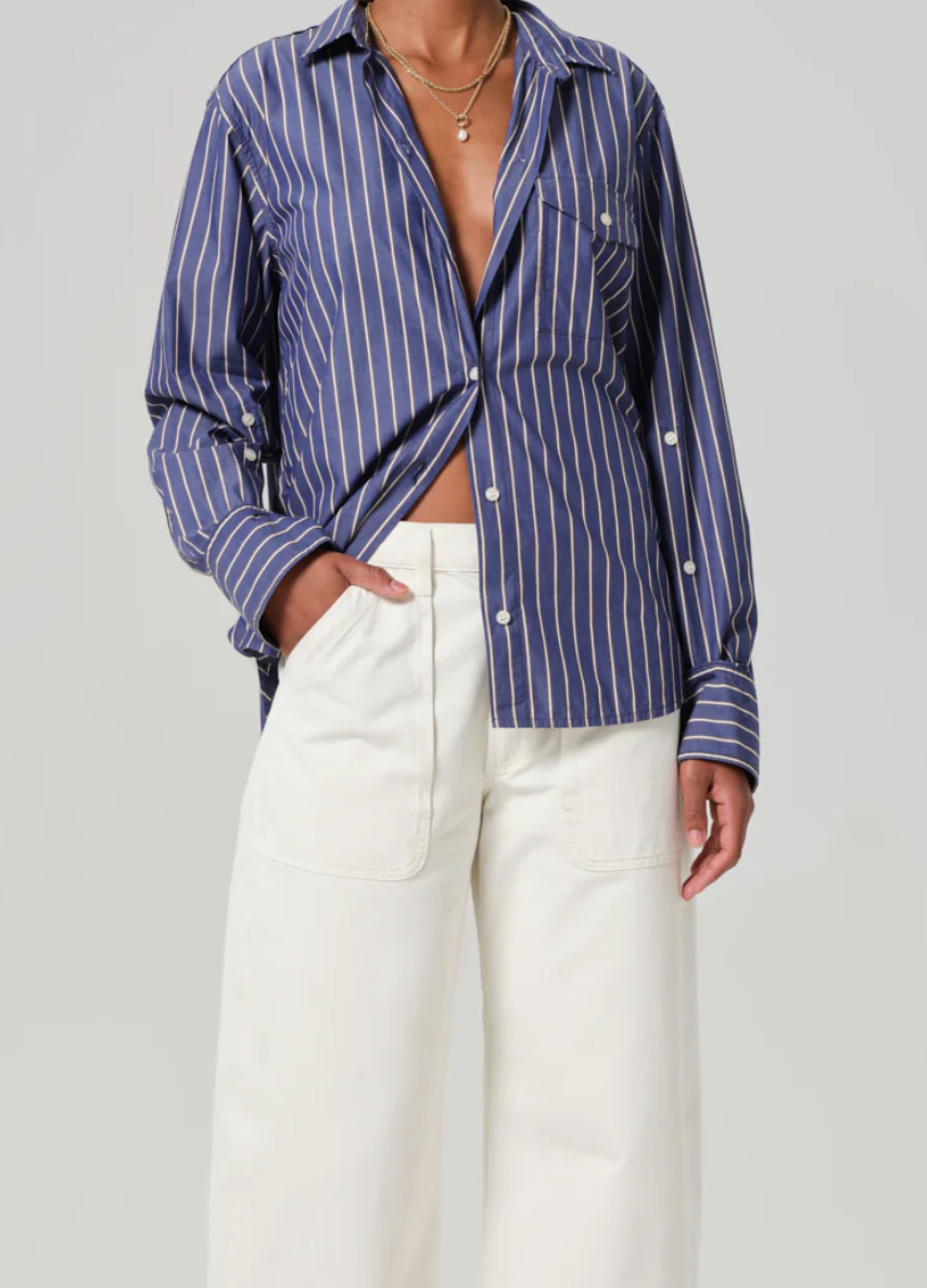 shay shirt in portamento stripe