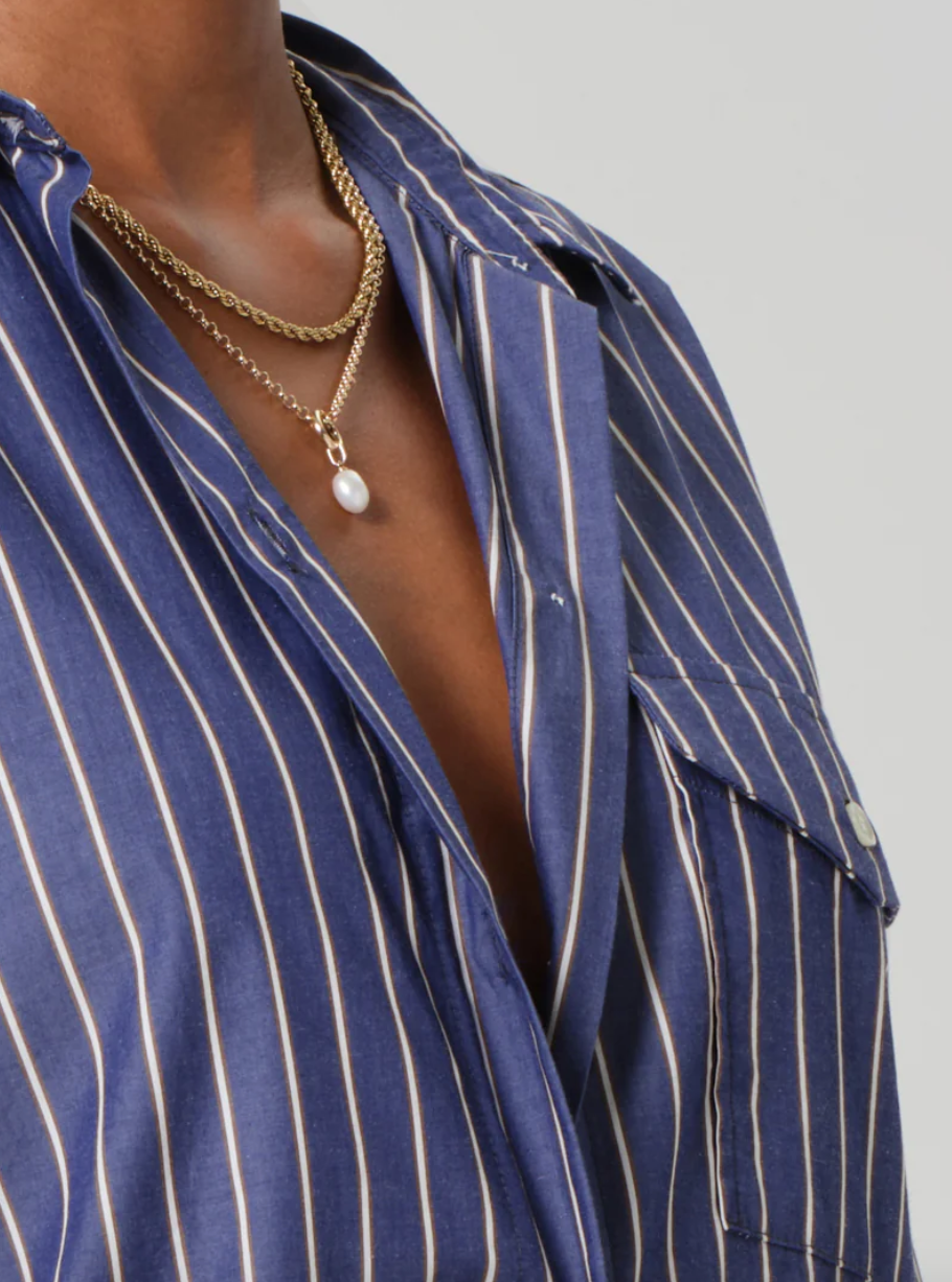 shay shirt in portamento stripe